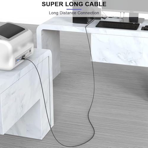 Verilux® 2 in 1 USB Printer Cable, 6.6FT/2M Dual USB A Male to USB B 2.0 Scanner Cable, 480 Mbps Data Transfer Computers for Gold Plated Printer Cable for HP, Canon, Dell, Epson, Lexmark Verilux® 2 in 1 USB Printer Cable, 6.6FT/2M Dual USB A Male to USB B 2.0 Scanner Cable, 480 Mbps Data Transfer Computers for Gold Plated Printer Cable for HP, Canon, Dell, Epson, Lexmark